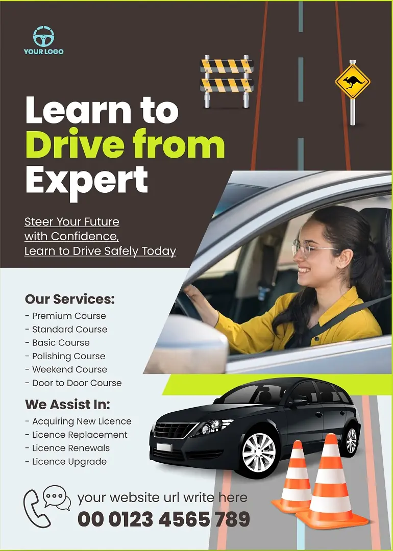 Driving School Flyer 122