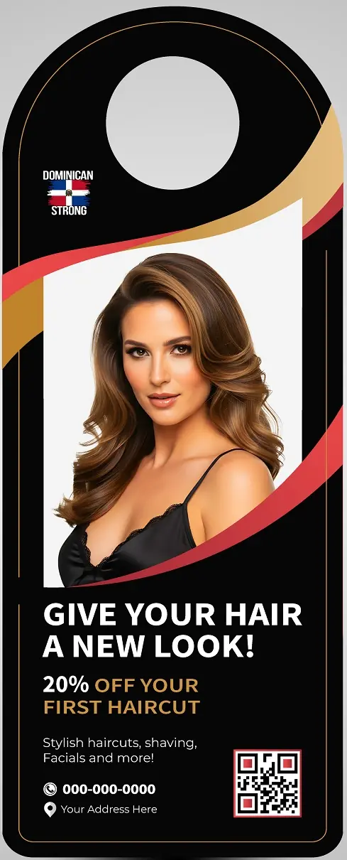 Salons & Spas Door Hanger 301