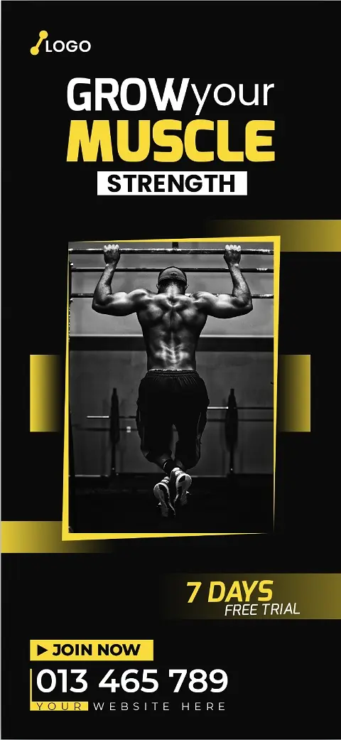 Fitness & Gym Door Hanger 231