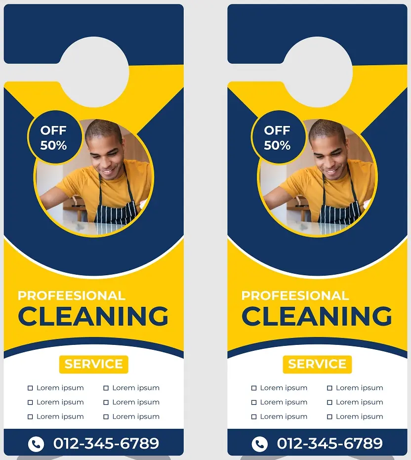 Cleaners Door Hanger 321