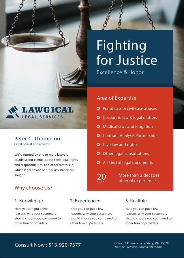 Law Firm Flyer 191
