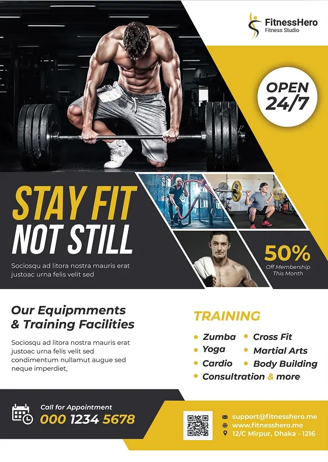 Fitness & Gym Flyer 211