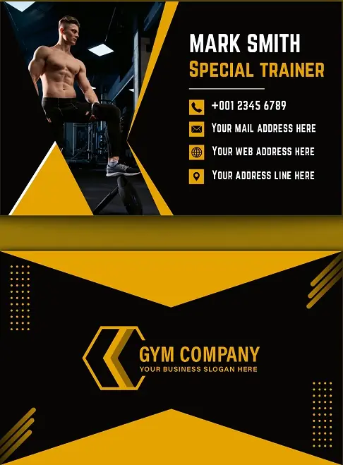Fitness & Gym Business Card 201