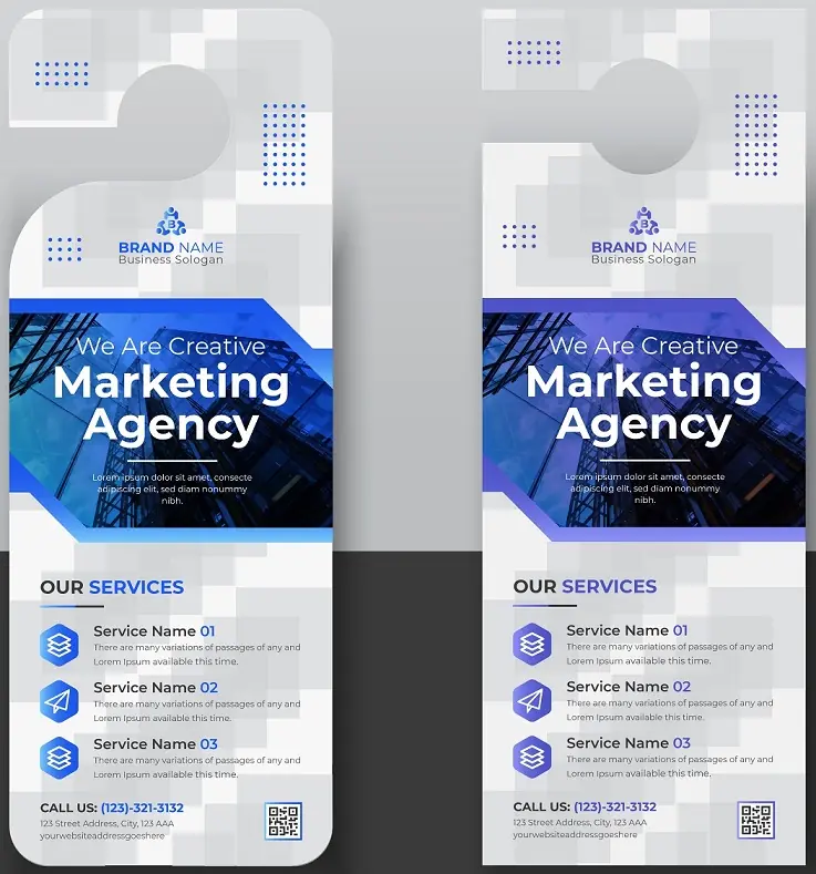 Finance Door Hanger 160