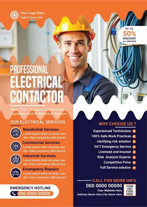 Electricians Flyers 150