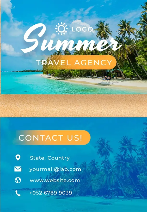 Travel & Tours Business Card 331