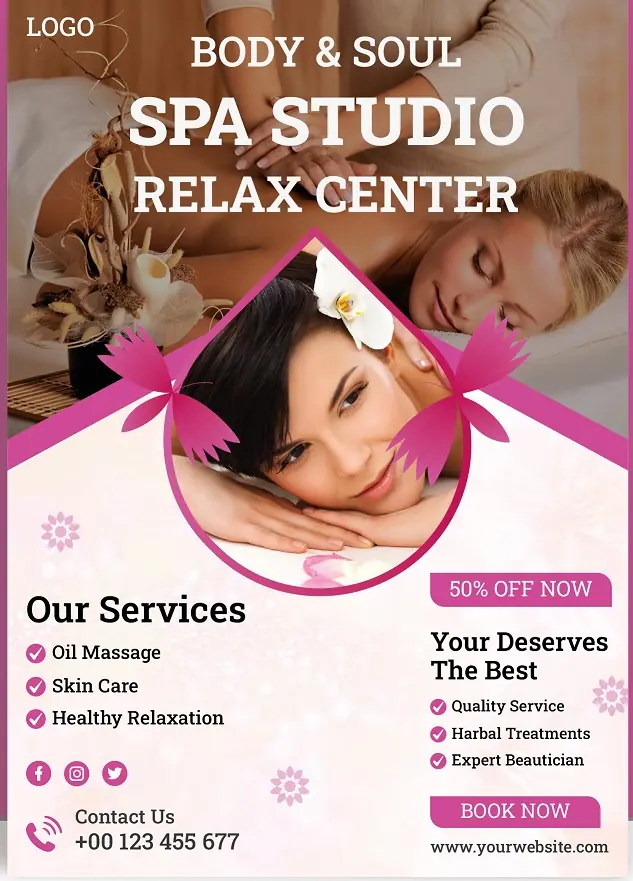 Salons & Spas Flyer 180