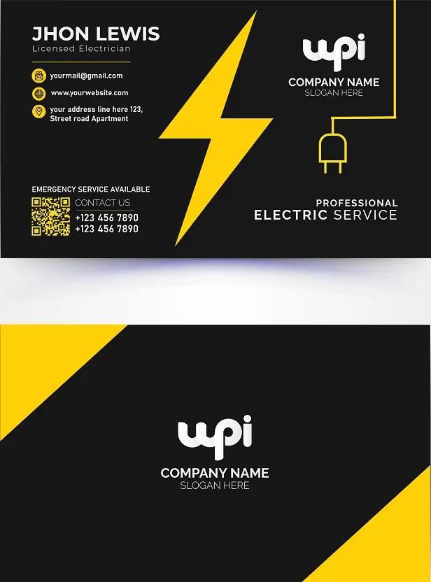 Electricians Business Card 281