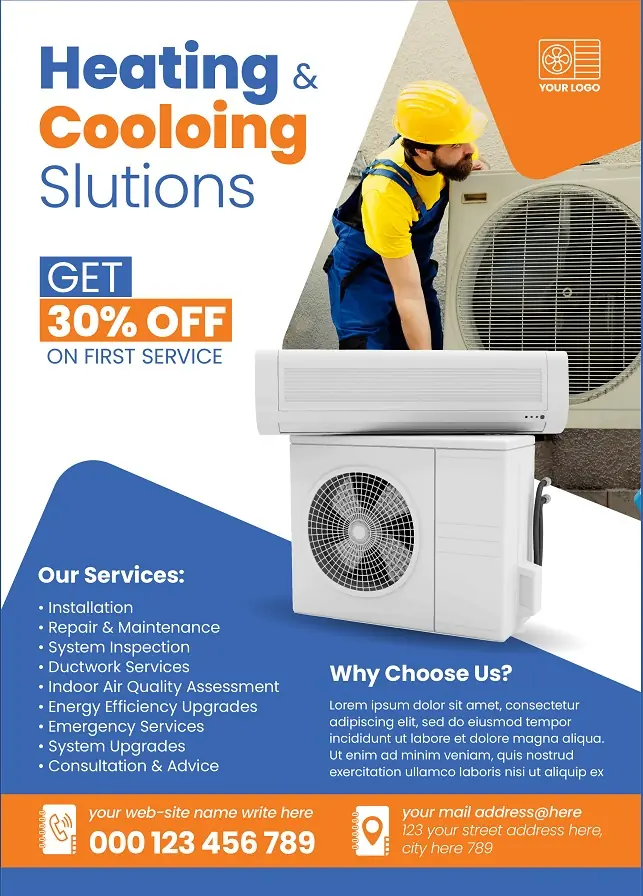 Heating & Air Conditioning Flyer 171