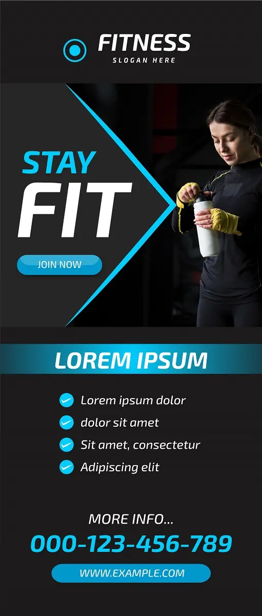 Fitness & Gym Door Hanger 251