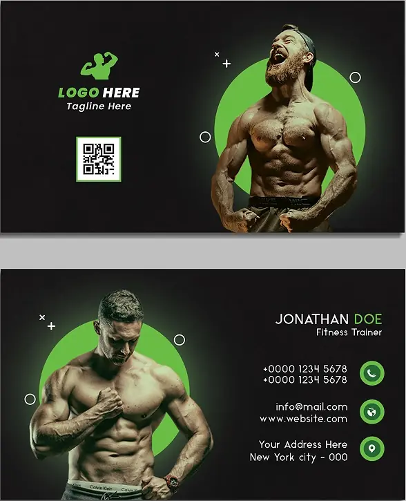Fitness & Gym Business Card 271