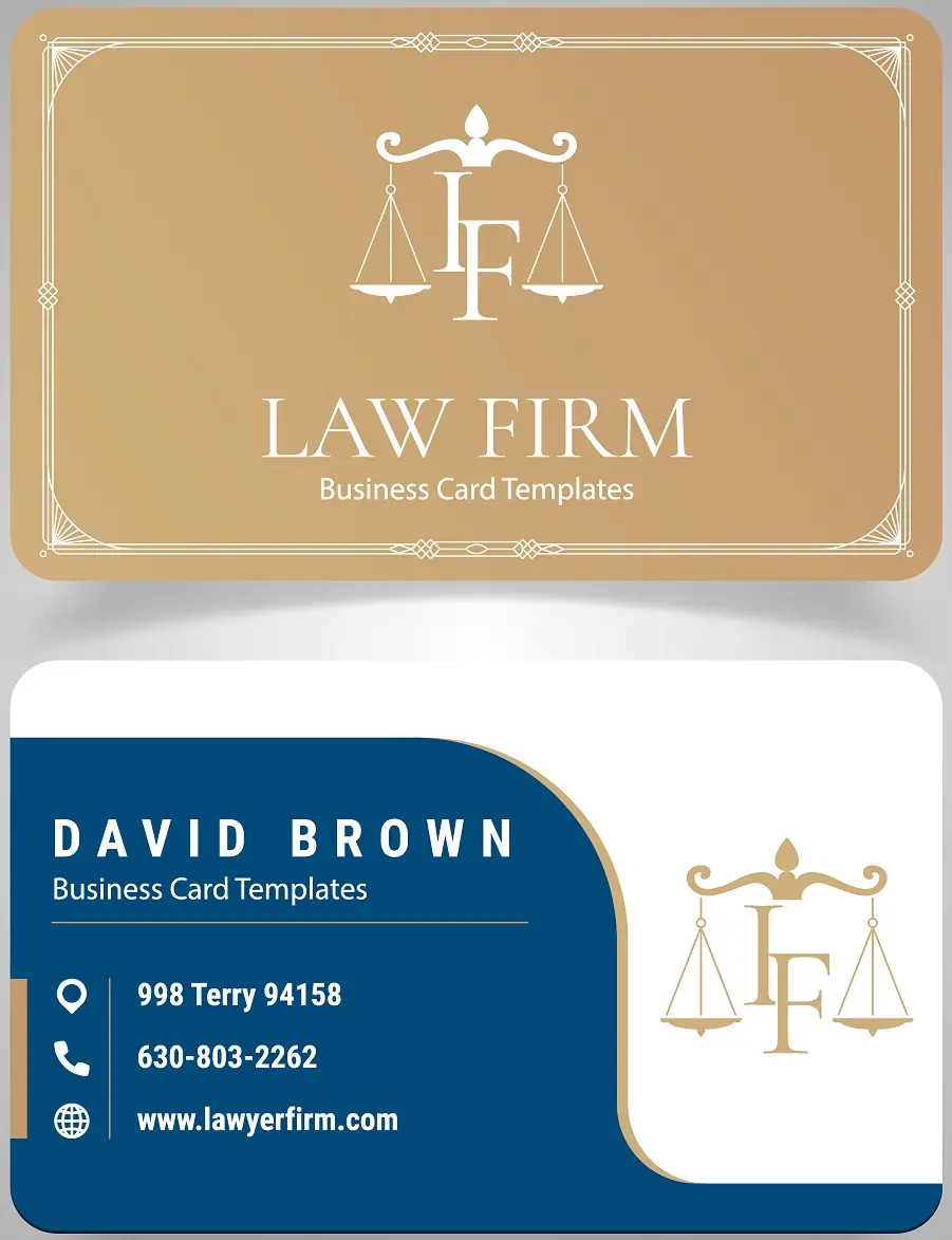 Law Firm Business Card 308