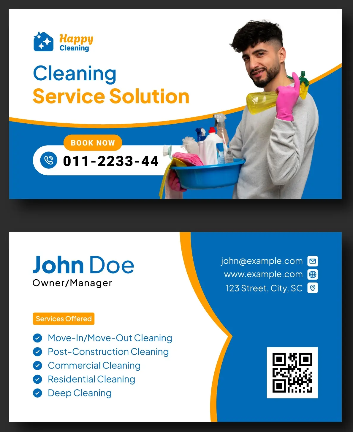 Cleaners Business Cards 111