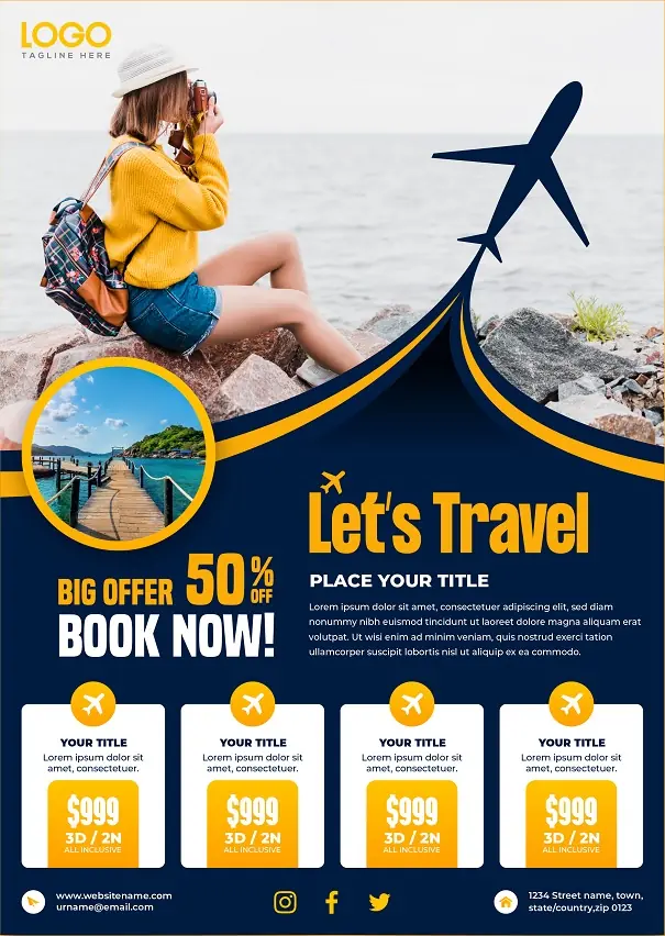 Travel & Tours Flyer 321