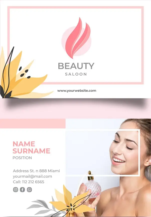 Salons & Spas Business Card 231