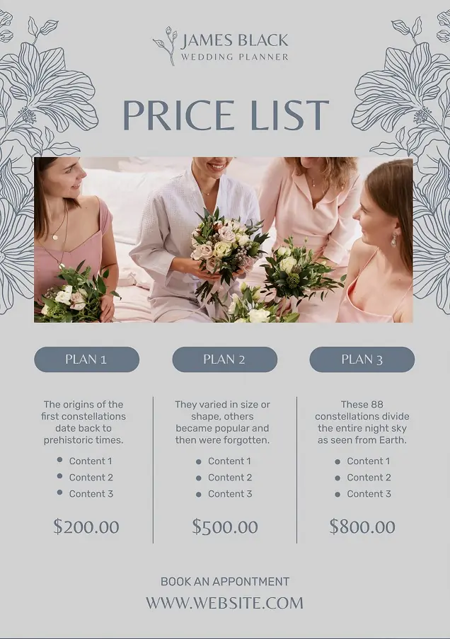 Wedding Planner Flyers 241