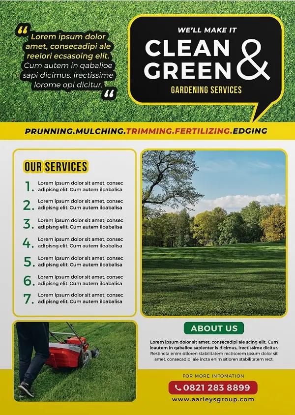 Gardening Flyer 121